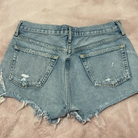 Agolde Parker Denim Shorts - Picture 2 of 4